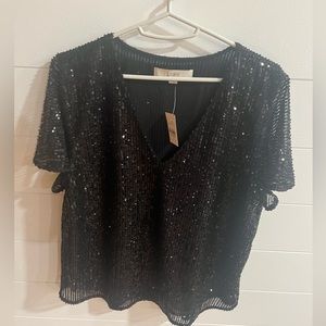 NWT Sequin Loft Shirt